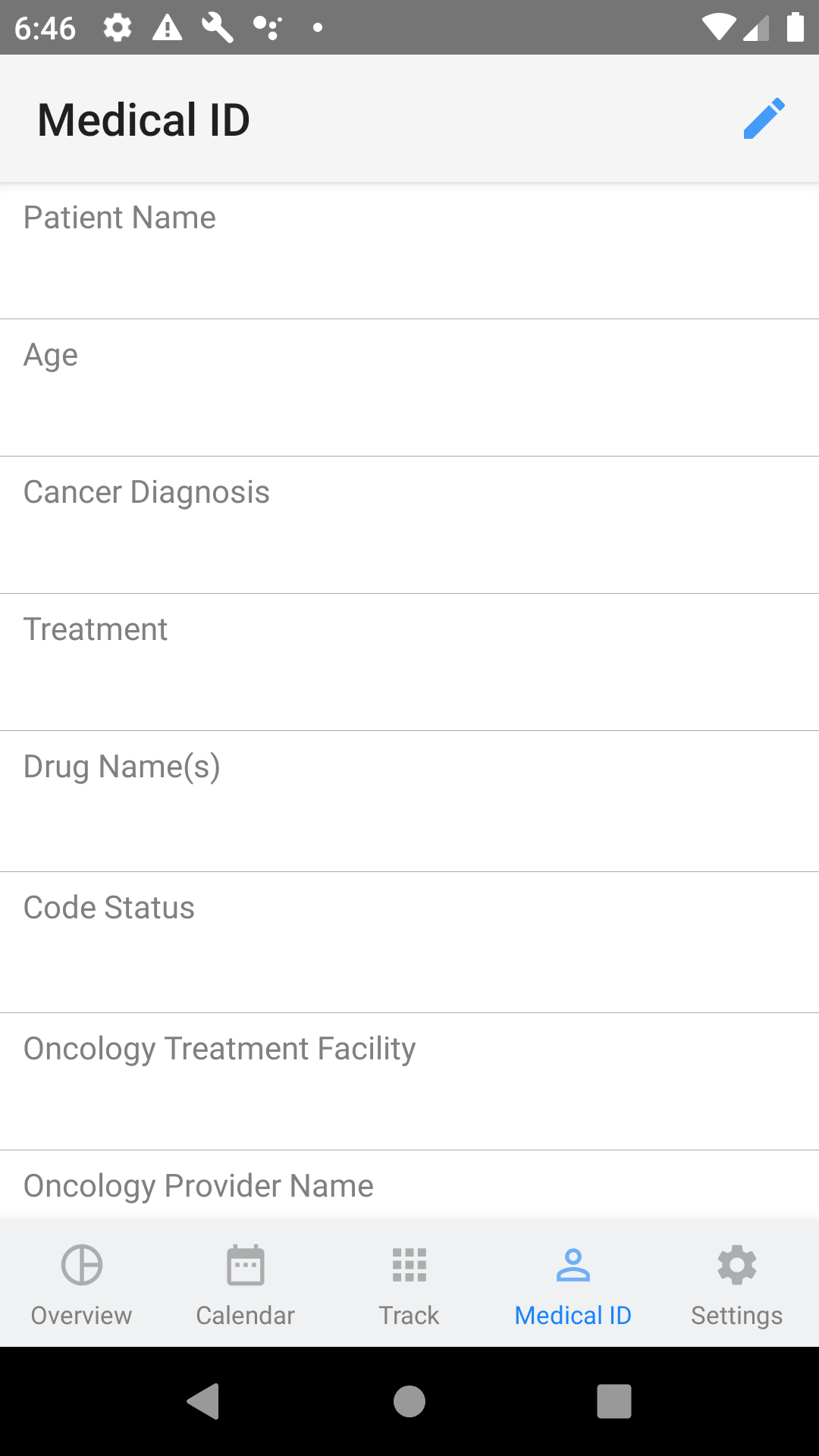 Android Medical ID